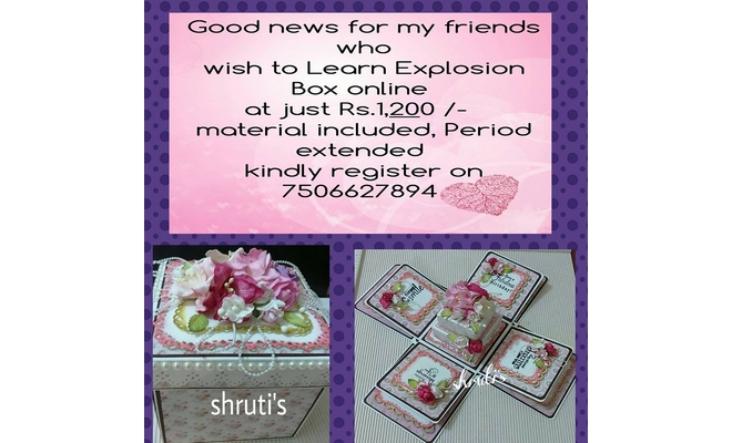 Online Explosion box making
