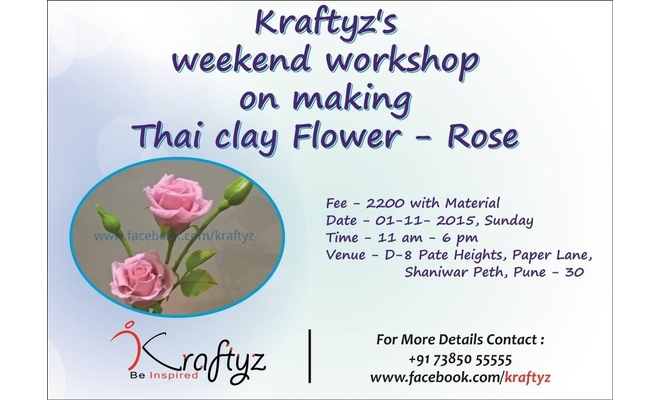 THAI CLAY FLOWER WORKSHOP