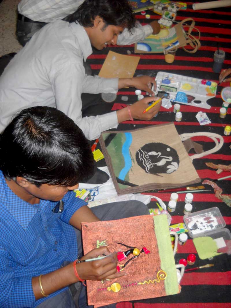 Jute Bag Painting