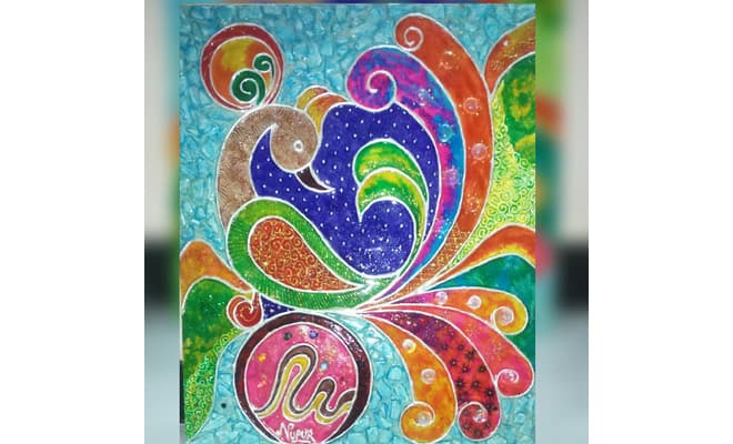Glass painting