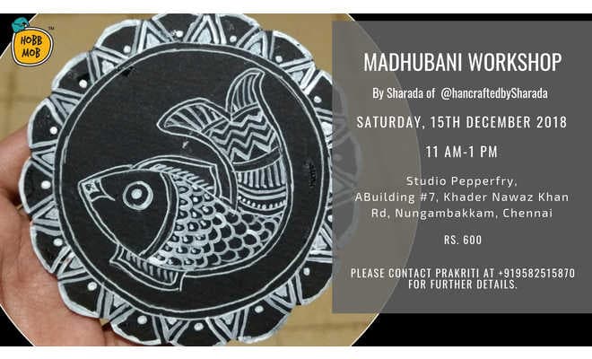 Madhubani Coaster Painting Workshop