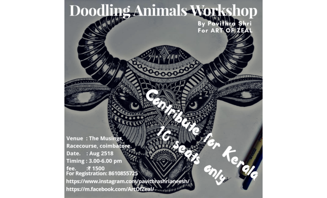 Workshop on doodling Animals