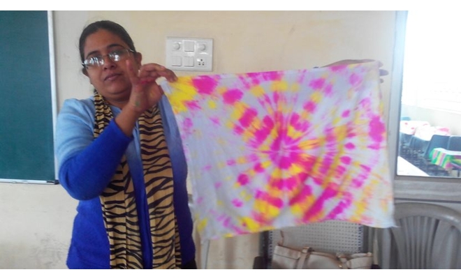 Tie and Dye Cushion Cover