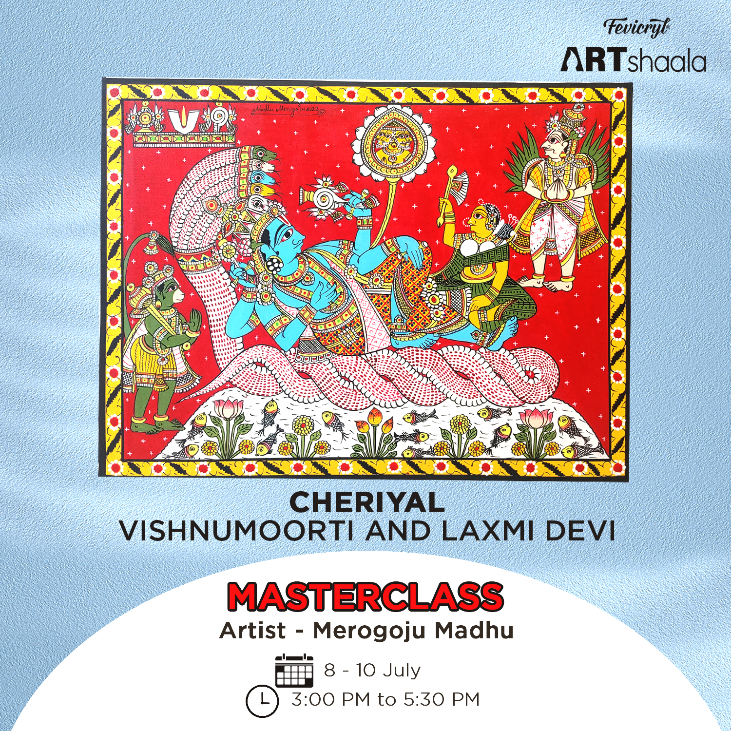 Cheriyal’s Vishnumoorti and Laxmi Devi Workshop