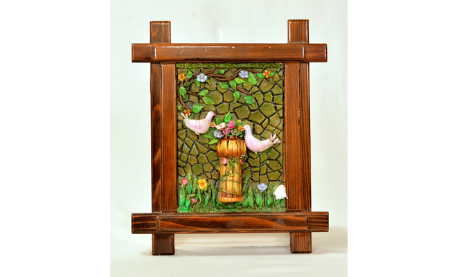 Miniature Mural and Ethinc Wall Frame