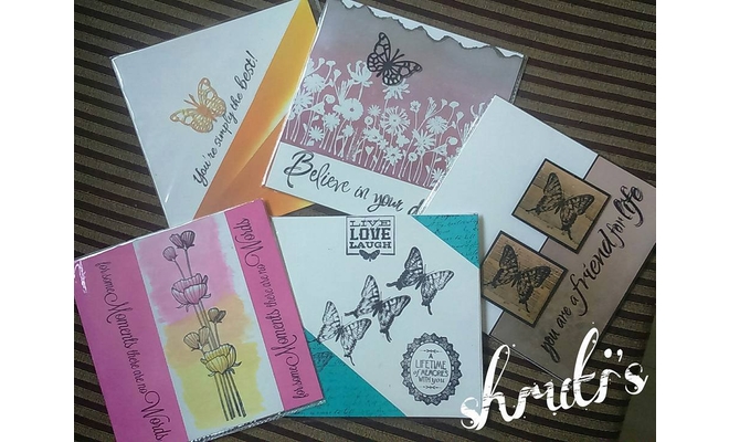 Distress Ink cards