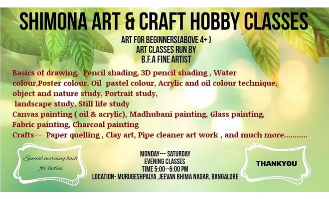 Shimona Drawing  Classes