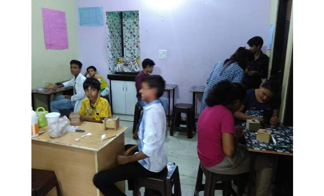 Papermache workshop for kids