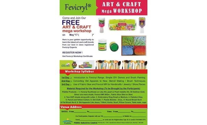 Fevicryl Workshop