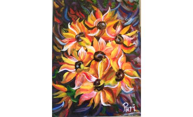 Oil on canvas painting