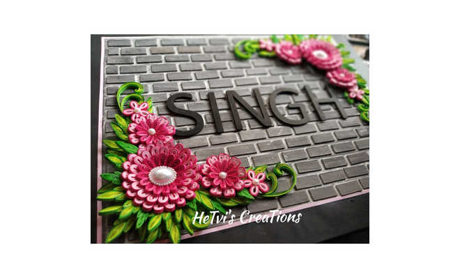 Quilling panel