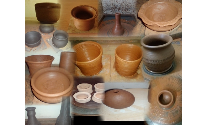 One day fun hand and wheel pottery session