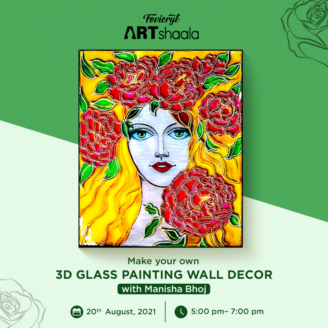3D Glass Painting Wall Decor