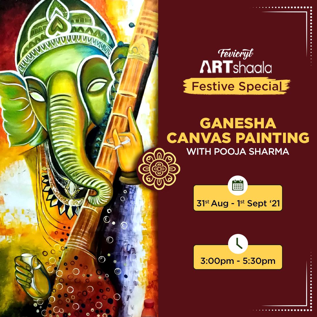 Ganesha Canvas Painting