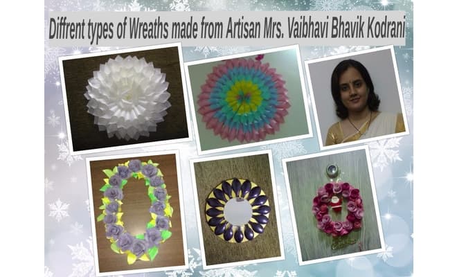 Demonstration workshop on wreath making