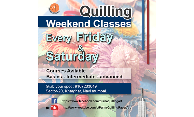 Three Days course on quilling