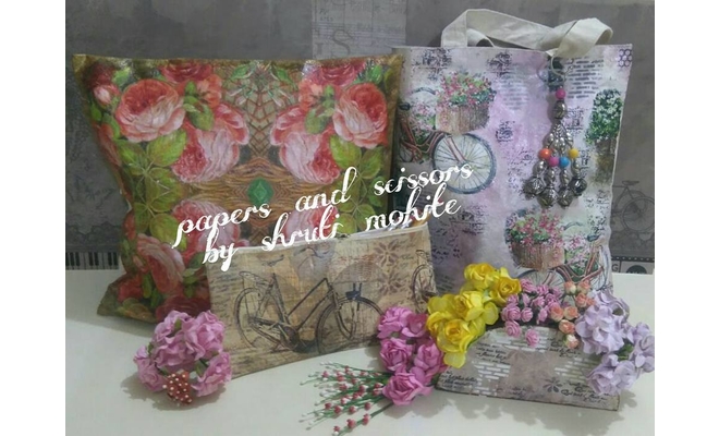 Fabric Decoupage