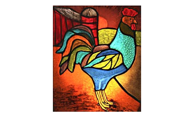 Coloured Glass painting workshop