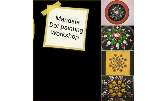 Mandala dot painting workshop