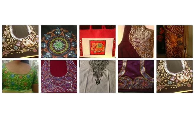 One Day workshop on Liquid Embroidery