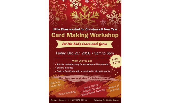 Card making workshop